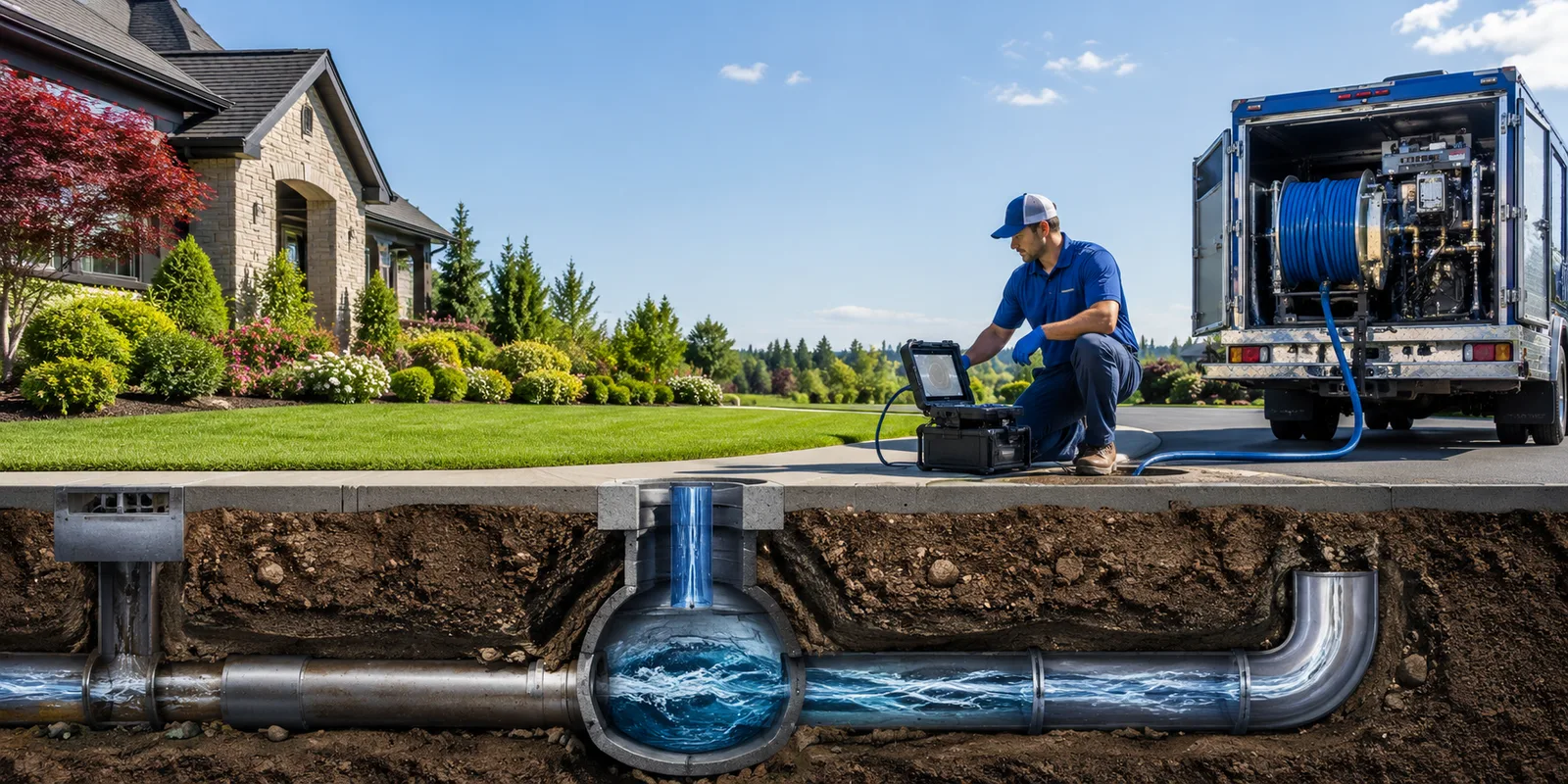 Drainage restoration information for Owensville, IN